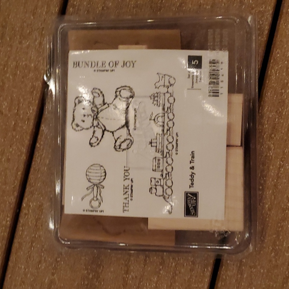 Stampin' Up! Rubber stamp set (new baby/baby shower)